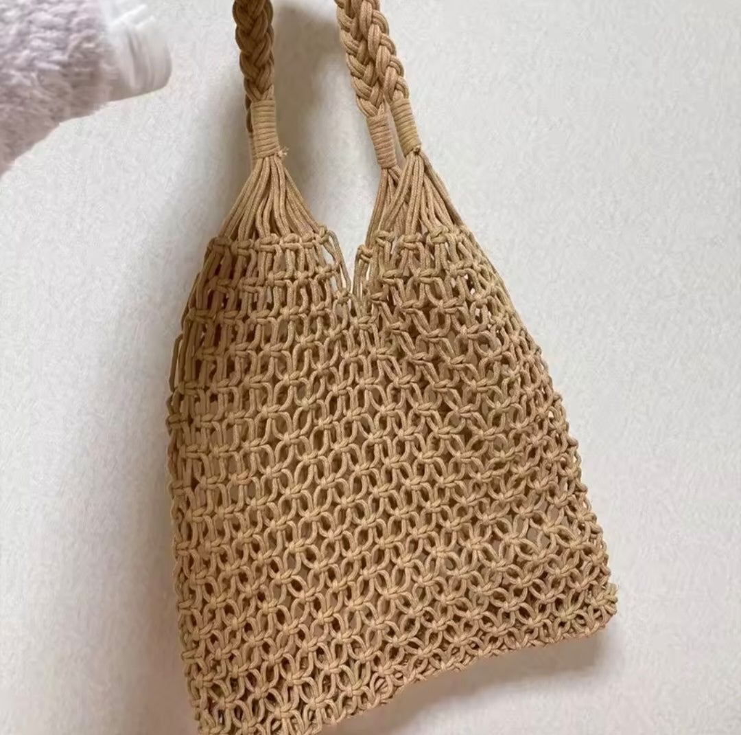 Tote bag macramé