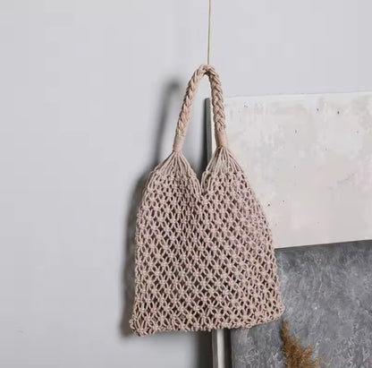 Tote bag macramé